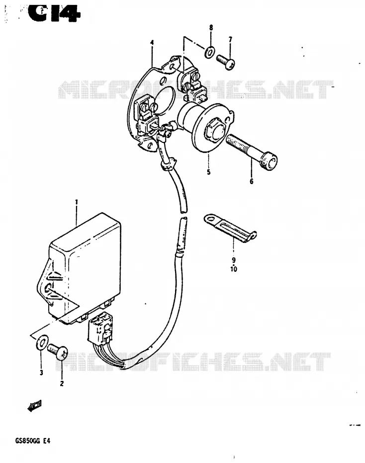 ALTERNATEUR Suzuki MOTO 850 GS 1985  GS850GF(E4)