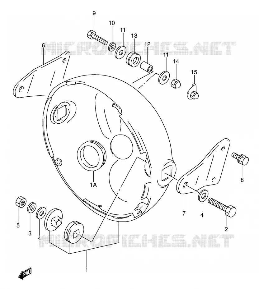 BOL DE PHARE (MODELE K/L/M/N/P) Suzuki MOTO 500 GS-E 1995  GS500EUS(E2)