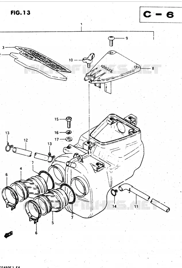 CARBURATEUR Suzuki MOTO 450 GS-L 1982  GS450LZ(E2)