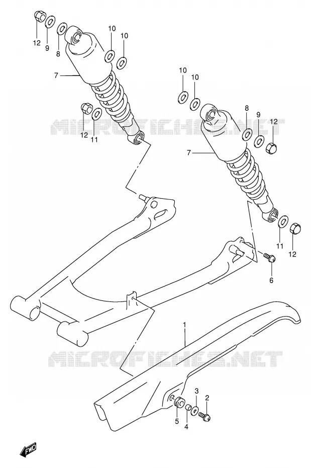 CARTER DE CHAINE Suzuki MOTO 250 GN 2000  GN250Y(E2)