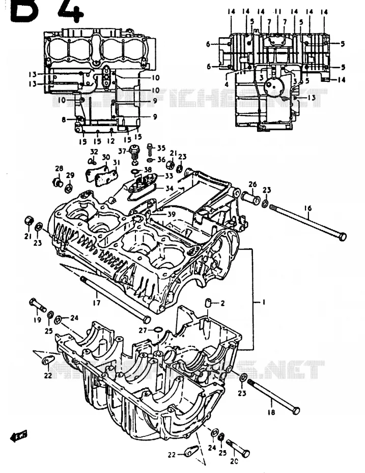 CARTER Suzuki MOTO 1000 GS 1978  GS1000C(C/N)