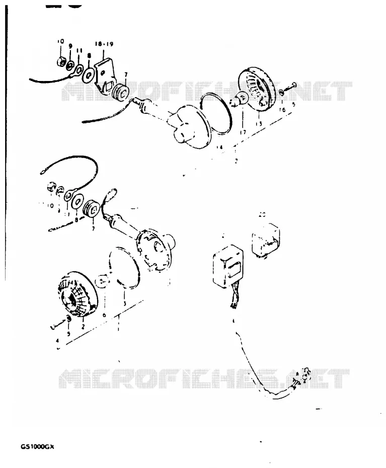 CLIGNOTANTS (MODELE T : E39) Suzuki MOTO 1000 GS 1980  GS1000GT(X/T)