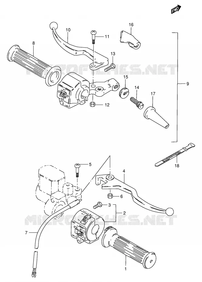 COMMODOS (GS125ESE/EZ/ESD/ESF) Suzuki MOTO 125 GS 1990  GS125ESL(E1)