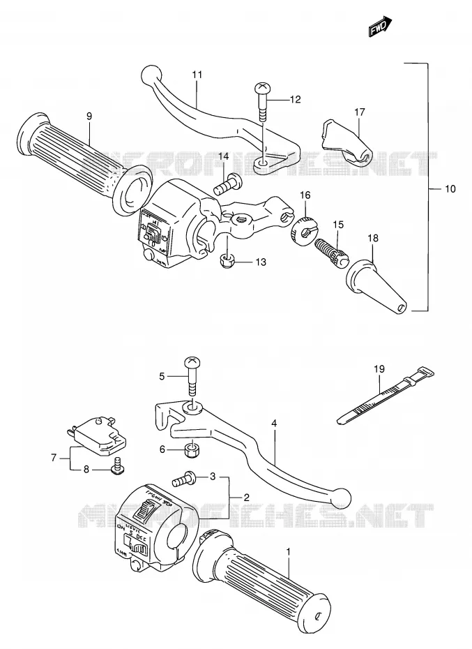 COMMODOS (GS125SR,GS125ESK/ESL/ESM/ESR) Suzuki MOTO 125 GS 1985  GS125ESF(E1)