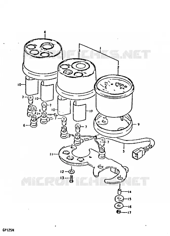 COMPTEUR (E13) Suzuki MOTO 125 GP 1992  GP125N(C/N)