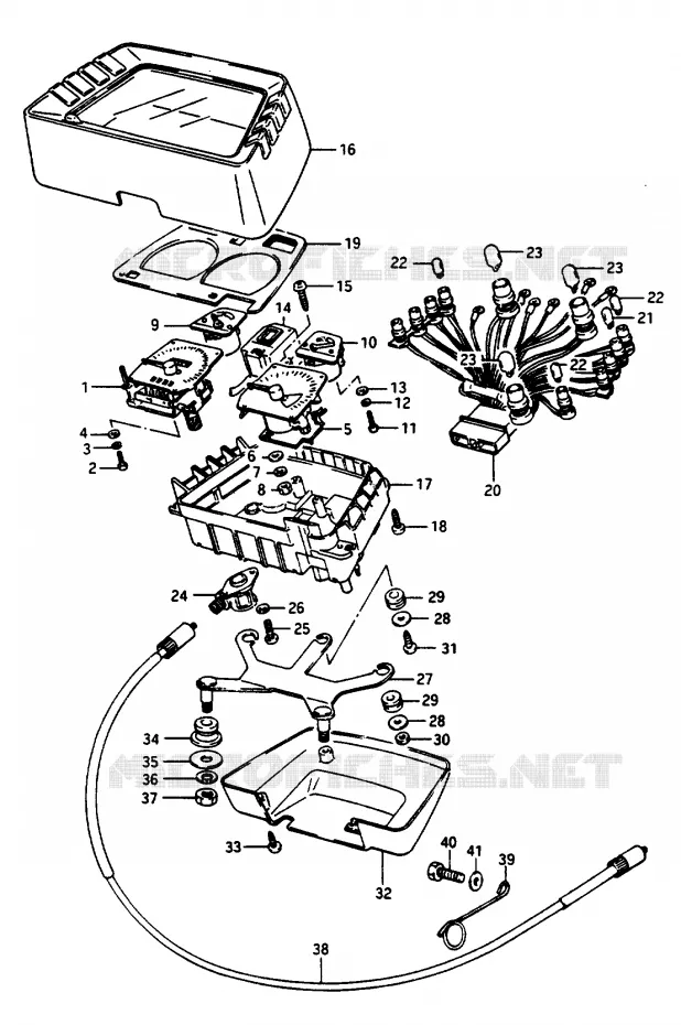 COMPTEUR (GSX100EE/EF/EG) Suzuki MOTO 1150 GS 1985  GS1150ESF(E/F/G)