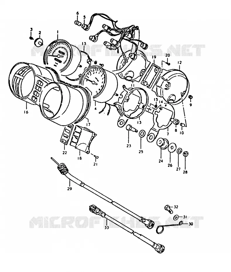 COMPTEUR Suzuki MOTO 1000 GS 1980  GS1000T(T)