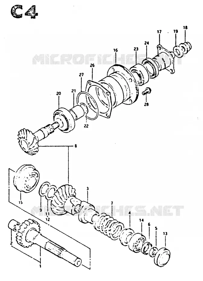 COUPLE CONIQUE Suzuki MOTO 650 GS 1983  GS650GTD