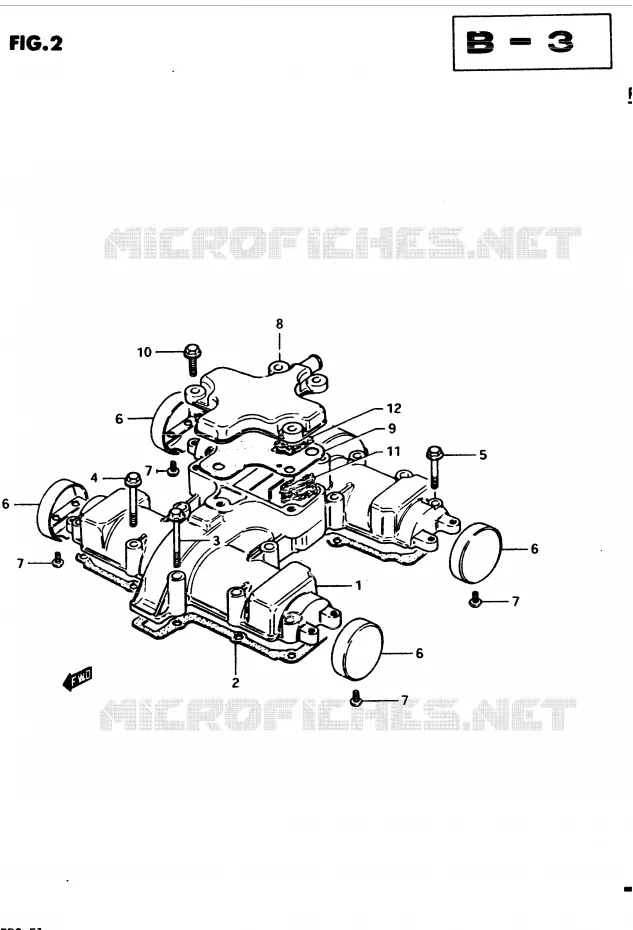COUVERCLE DE CULASSE (MODELE D) Suzuki MOTO 450 GS-S 1982  GS450SZ(2/Z/D)