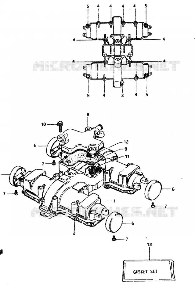 COUVERCLE DE CULASSE Suzuki MOTO 450 GS-L 1983  GS450LD