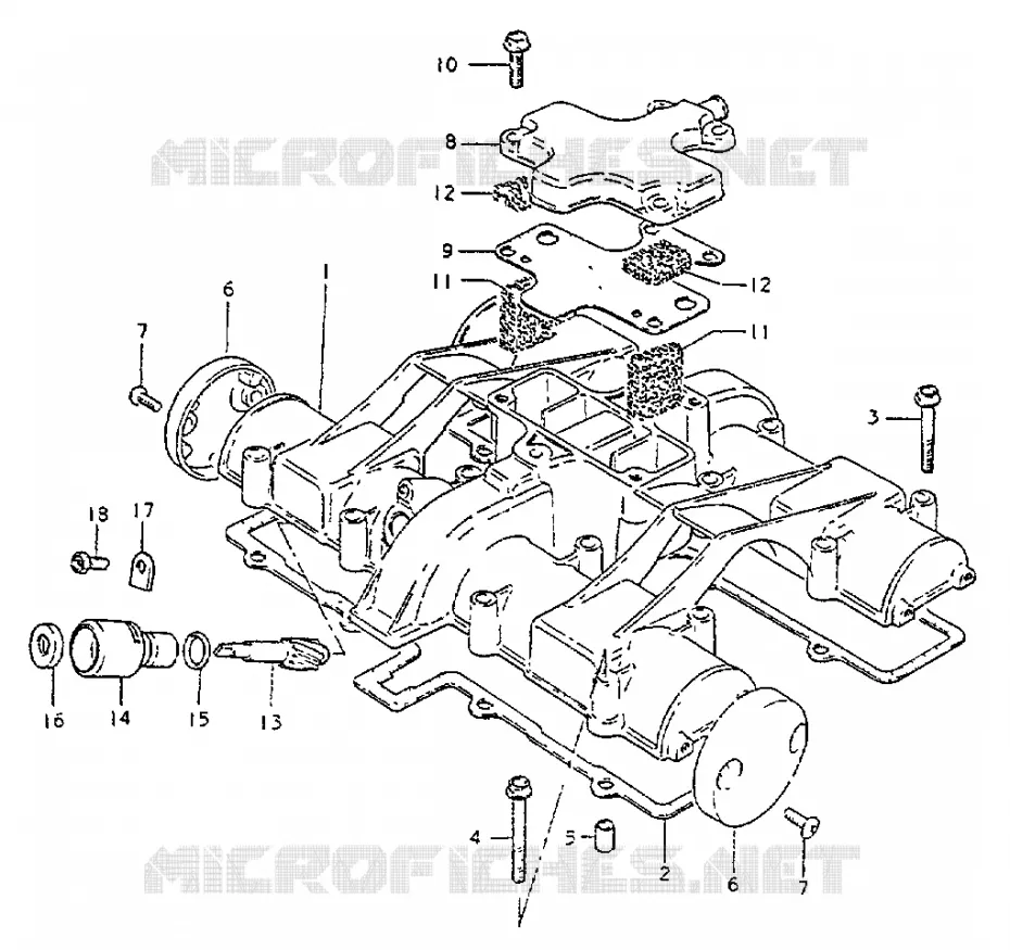 COUVERCLE DE CULASSE Suzuki MOTO 550 GS 1982  GS550LZ