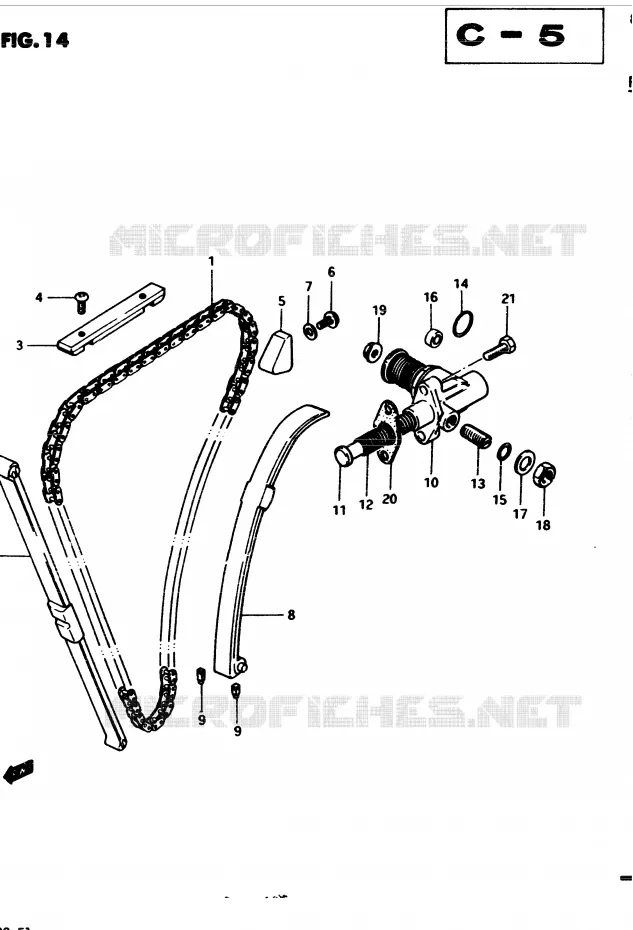 DISTRIBUTION (MODELE Z) Suzuki MOTO 450 GS-S 1982  GS450SZ(2/Z/D)