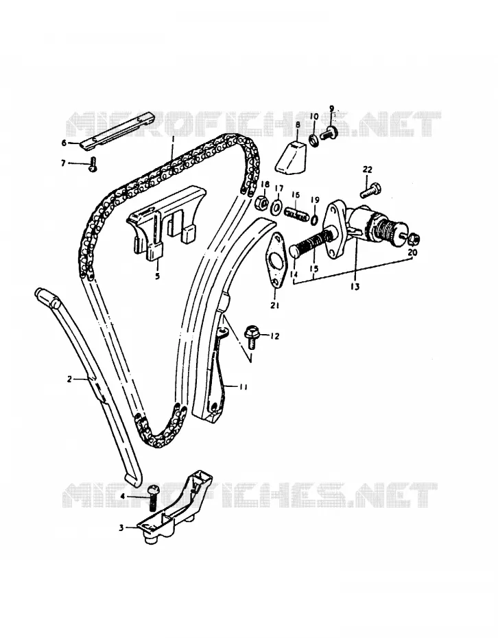 DISTRIBUTION Suzuki MOTO 1000 GS 1980  GS1000T(T)