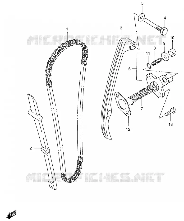 DISTRIBUTION Suzuki MOTO 125 GS 1982  GS125Z(E1)
