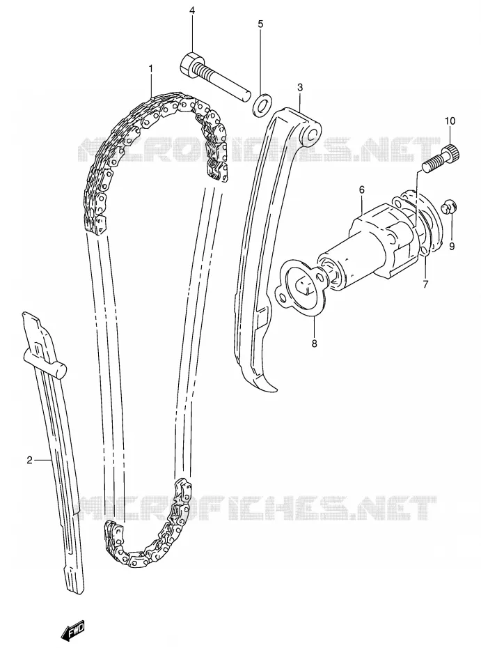 DISTRIBUTION Suzuki MOTO 250 GN 1985  GN250F(E2)