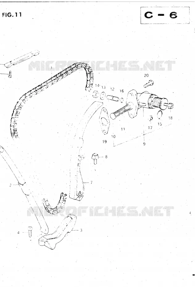DISTRIBUTION Suzuki MOTO 500 GS-E 1983  GS500ED(Z/D)