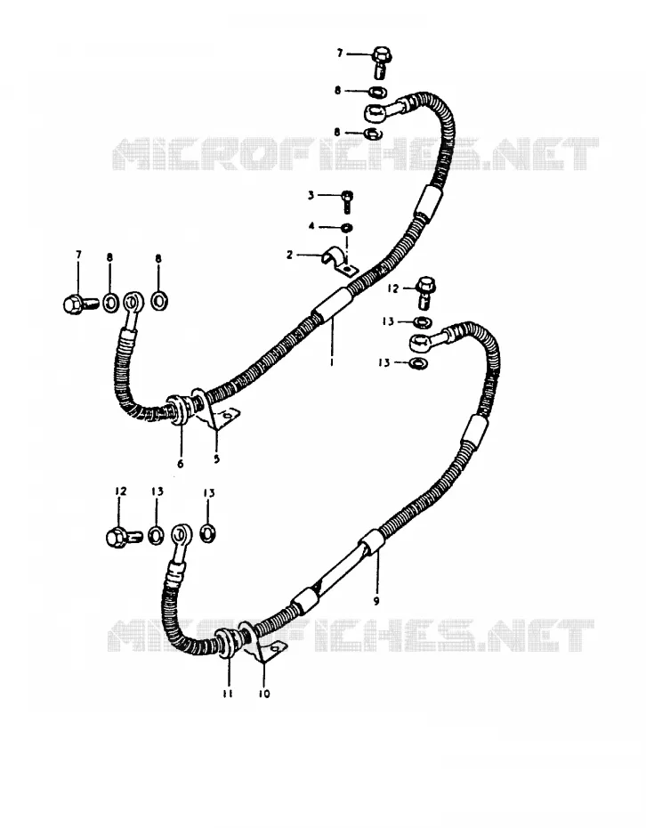 DURITE DE FREIN ARRIERE Suzuki MOTO 1000 GS 1980  GS1000HT(T)