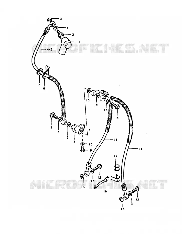 DURITE DE FREIN AVANT Suzuki MOTO 1000 GS 1980  GS1000ET(T)