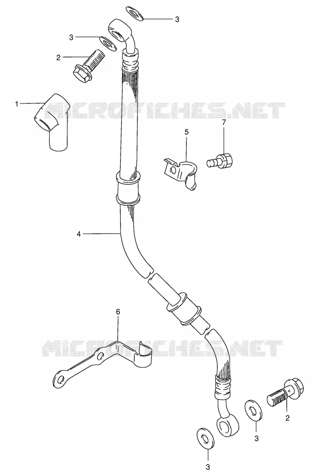 DURITE DE FREIN AVANT Suzuki MOTO 125 GS 1983  GS125ESD(E1)
