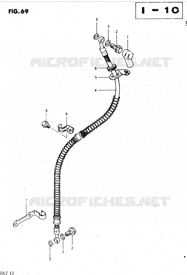 DURITE DE FREIN AVANT Suzuki MOTO 450 GS-L 1982  GS450LZ(E2)