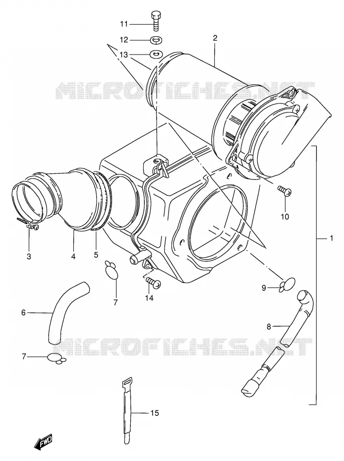 FILTRE A AIR Suzuki MOTO 125 GN 1982  GN125EZ(E1)