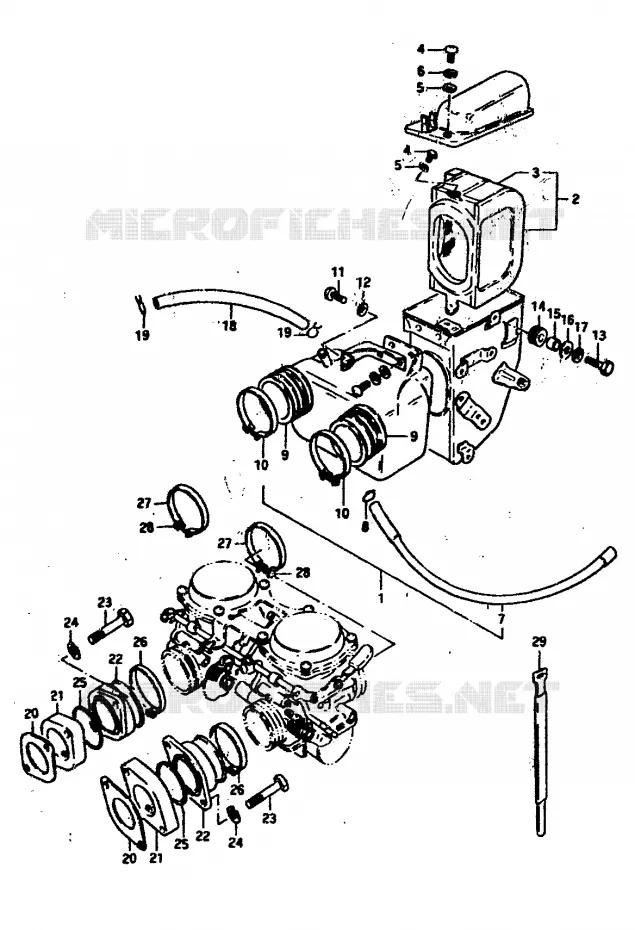 FILTRE A AIR Suzuki MOTO 400 GS 1978  GS400C(C/N)
