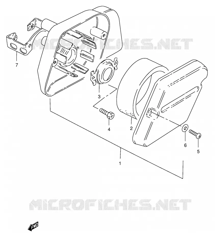 FILTRE A AIR Suzuki SCOOTER 50 FZ 1990  FZ50L(E1)