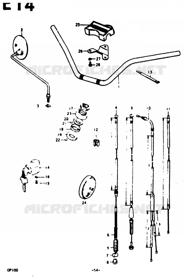 GUIDON Suzuki MOTO 100 GP 1978  GP100C(C/N)