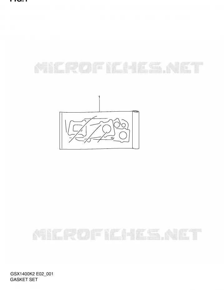 KIT JOINTS Suzuki MOTO 1400 GSX 2005  GSX1400U1K5(E2)