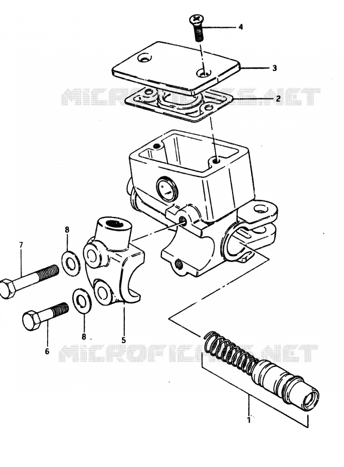 MAITRE CYLINDRE Suzuki MOTO 450 GS-L 1983  GS450LD