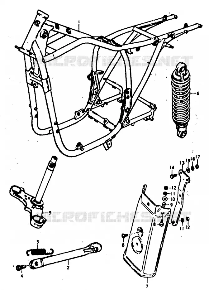 PIECES MARCHES SPECIAUX (E17) Suzuki MOTO 400 GS 1978  GS400EC(C/N)