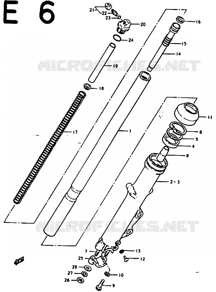 PIECES MARCHES SPECIAUX (E2) Suzuki MOTO 1000 GS 1979  GS1000HN(C/N)