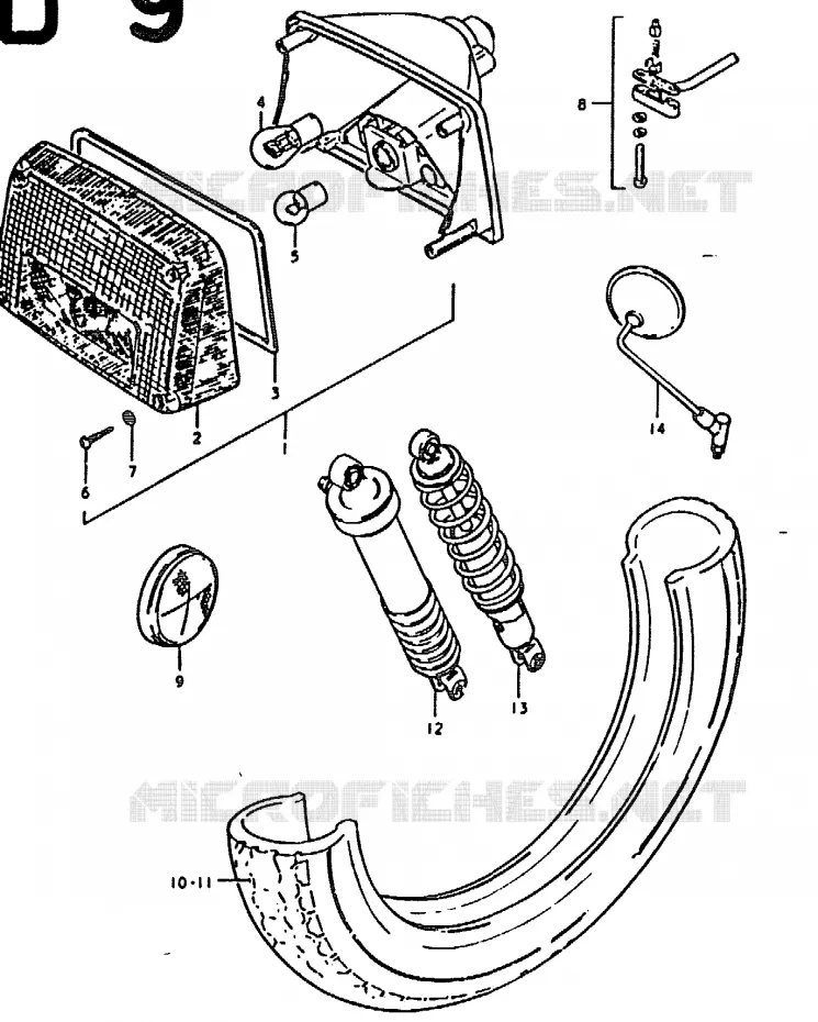 PIECES MARCHES SPECIAUX (E2) Suzuki MOTO 1000 GS 1979  GS1000N(C/N)
