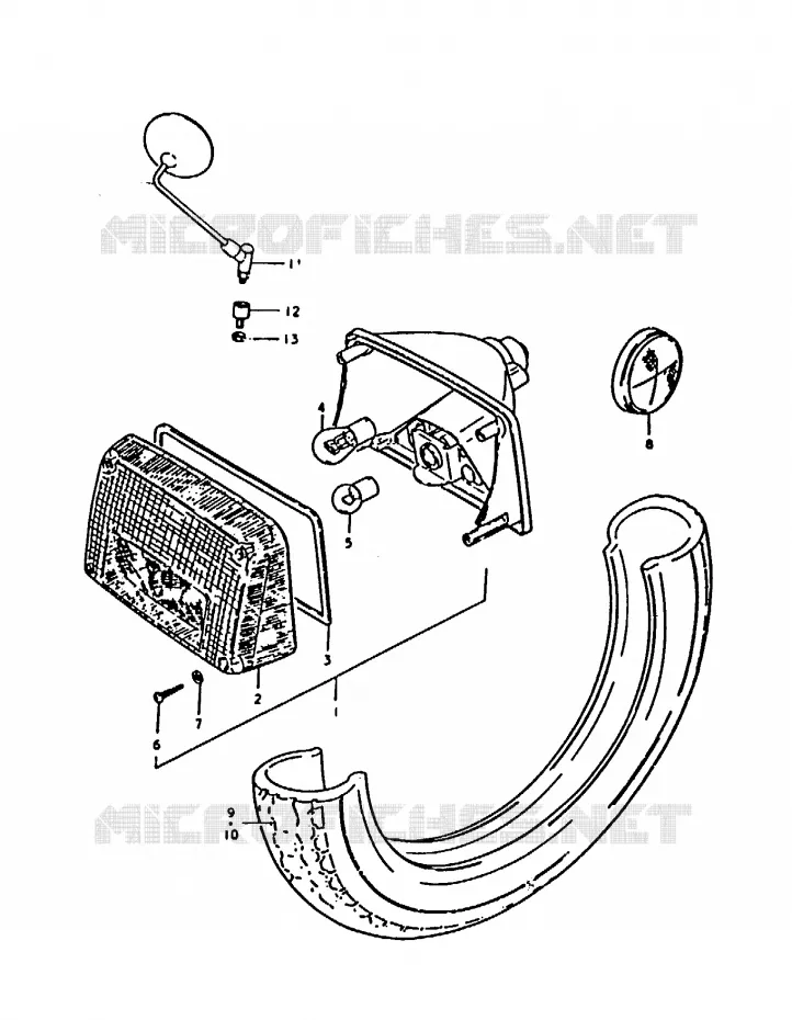 PIECES MARCHES SPECIAUX (E2) Suzuki MOTO 1000 GS 1979  GS1000S