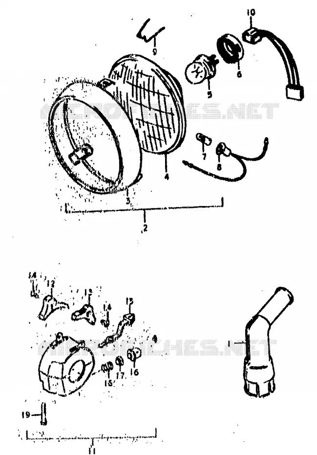 PIECES MARCHES SPECIAUX (E39) Suzuki MOTO 400 GS 1978  GS400C(C/N)