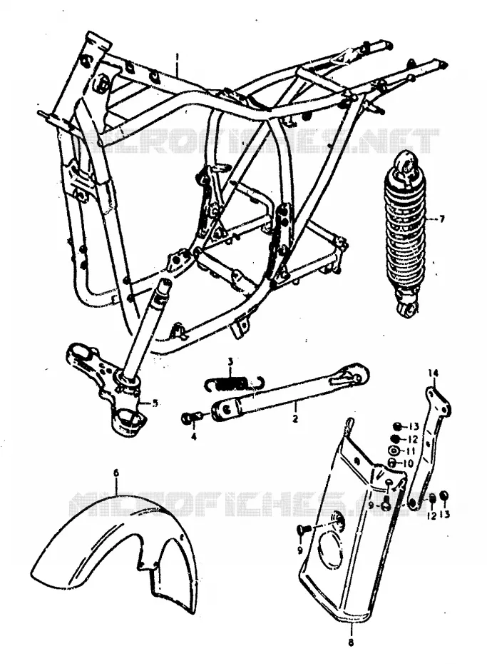 PIECES MARCHES SPECIAUX (E39) Suzuki MOTO 400 GS 1978  GS400C(C/N)