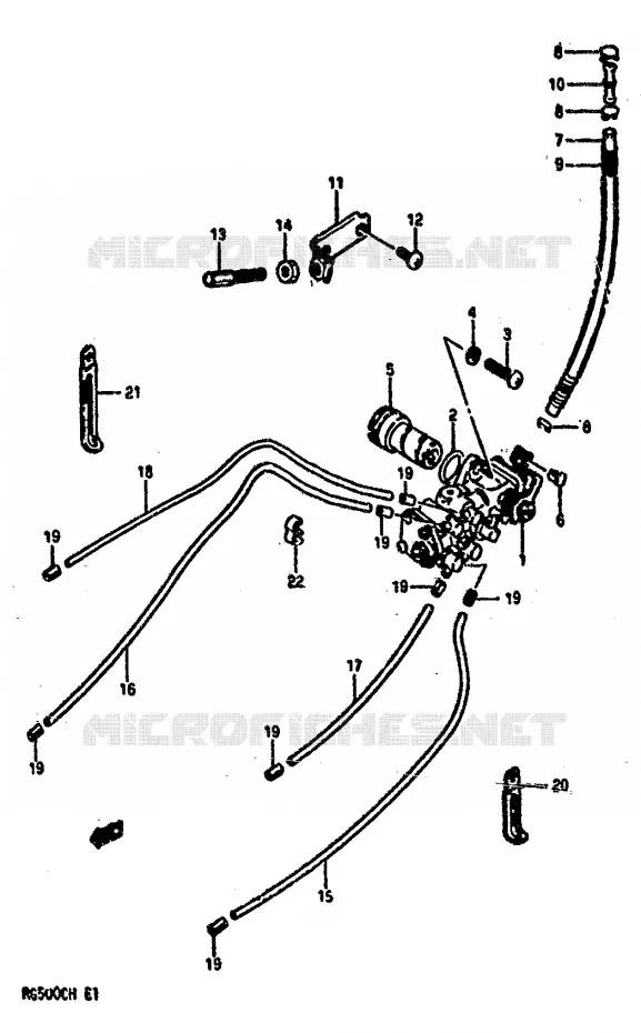 POMPE A HUILE Suzuki MOTO 500 GS-E 1990  GS500EL(E1)