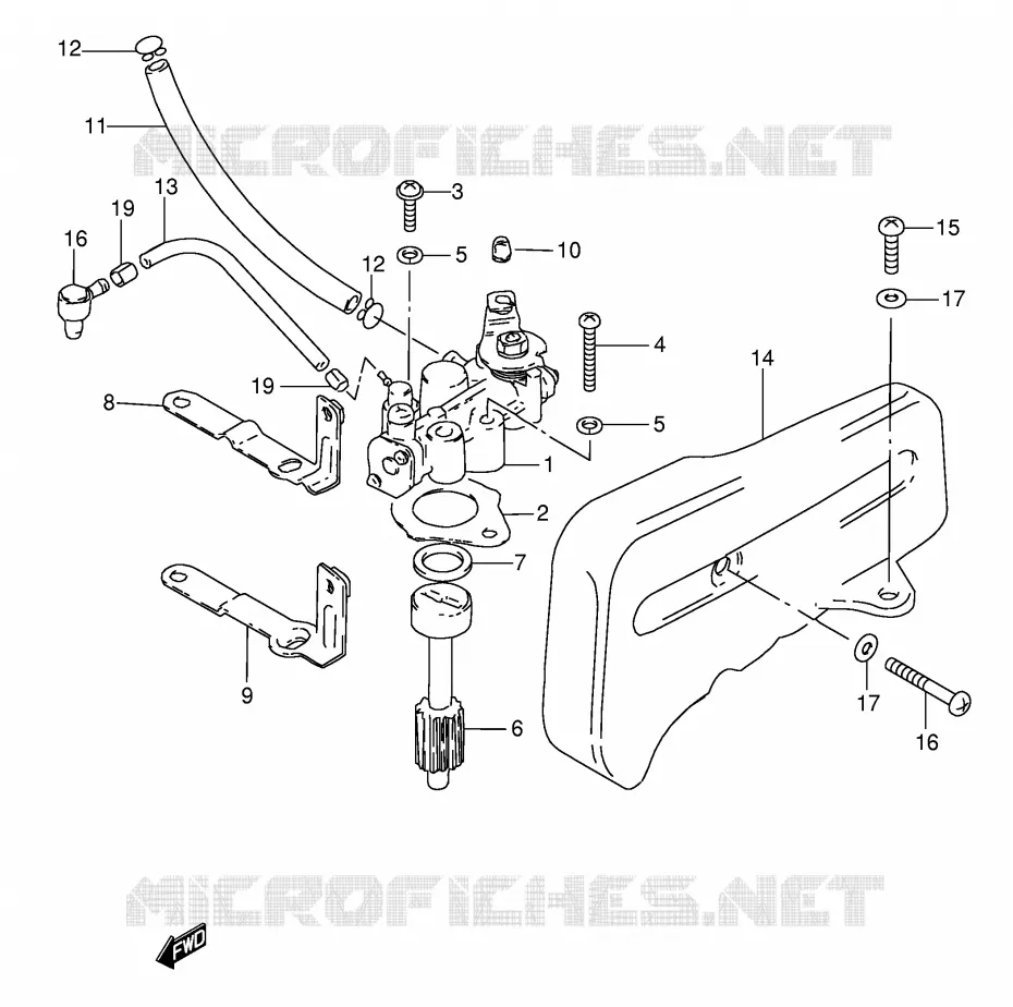 POMPE A HUILE Suzuki SCOOTER 50 FZ 1982  FZ50Z(E1)