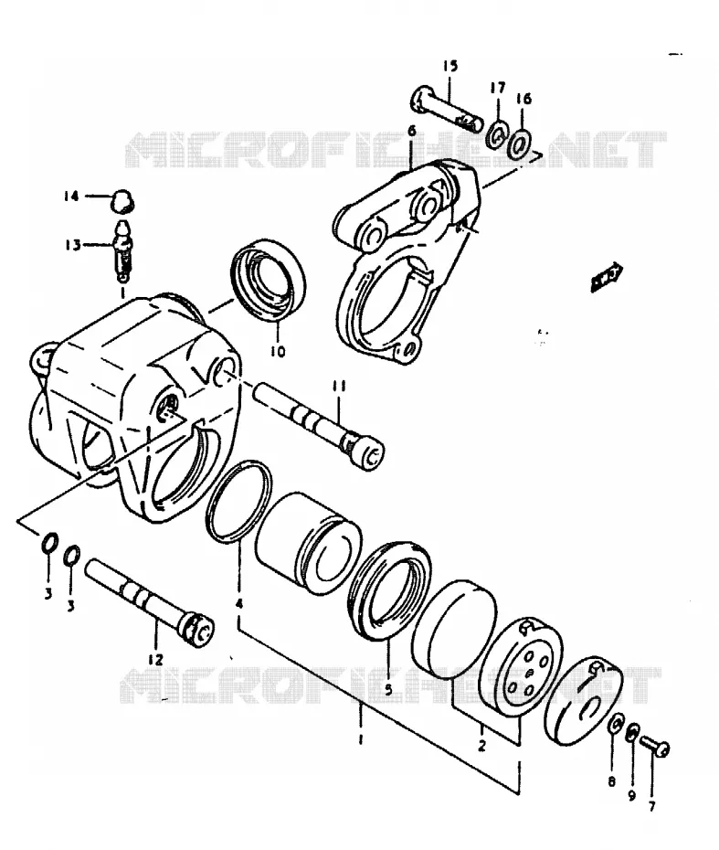 PORTE PAQUET AVANT Suzuki MOTO 1000 GS 1978  GS1000HC(C/N)