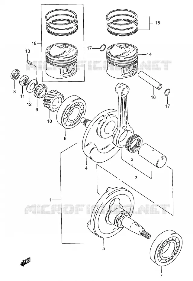 VILEBREQUIN Suzuki MOTO 125 GN 1983  GN125ED(E1)