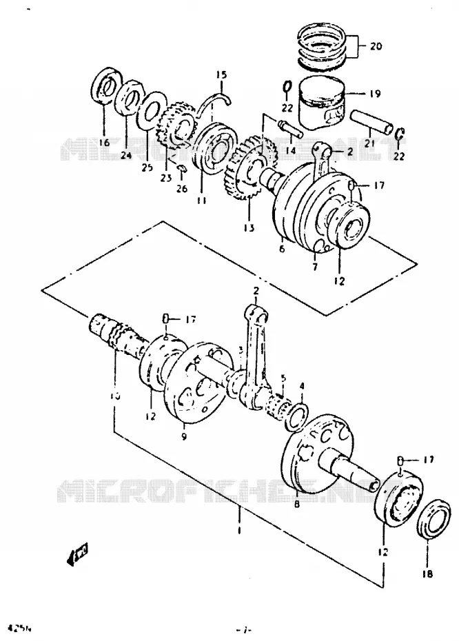 VILEBREQUIN Suzuki MOTO 425 GS 1992  GS425N(N)