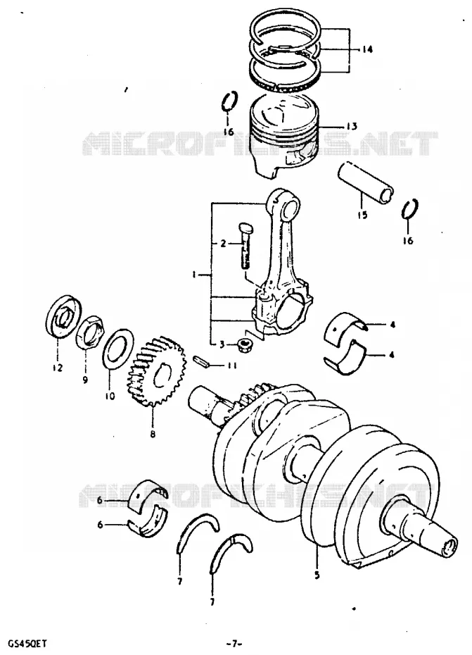 VILEBREQUIN Suzuki MOTO 450 GS 1996  GS450T(T)