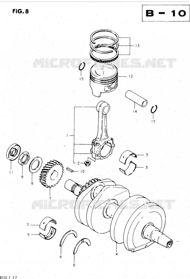 VILEBREQUIN Suzuki MOTO 450 GS-L 1982  GS450LZ(E2)