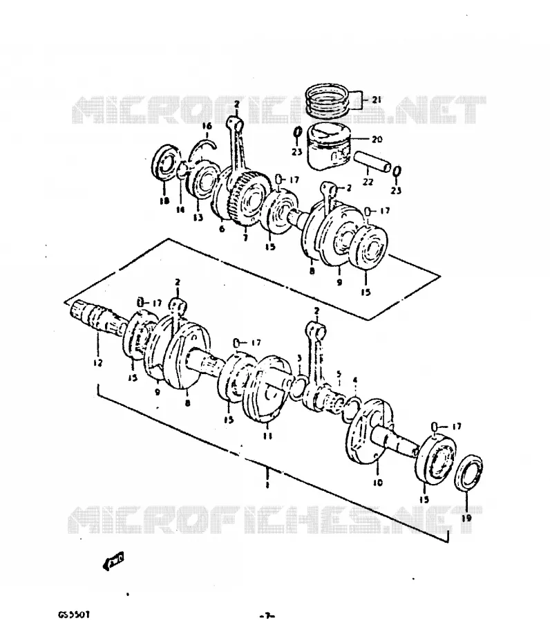 VILEBREQUIN Suzuki MOTO 550 GS 1980  GS550ET(T)