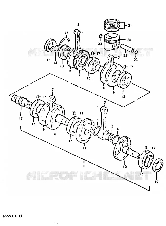 VILEBREQUIN Suzuki MOTO 550 GS 1981  GS550X(X)