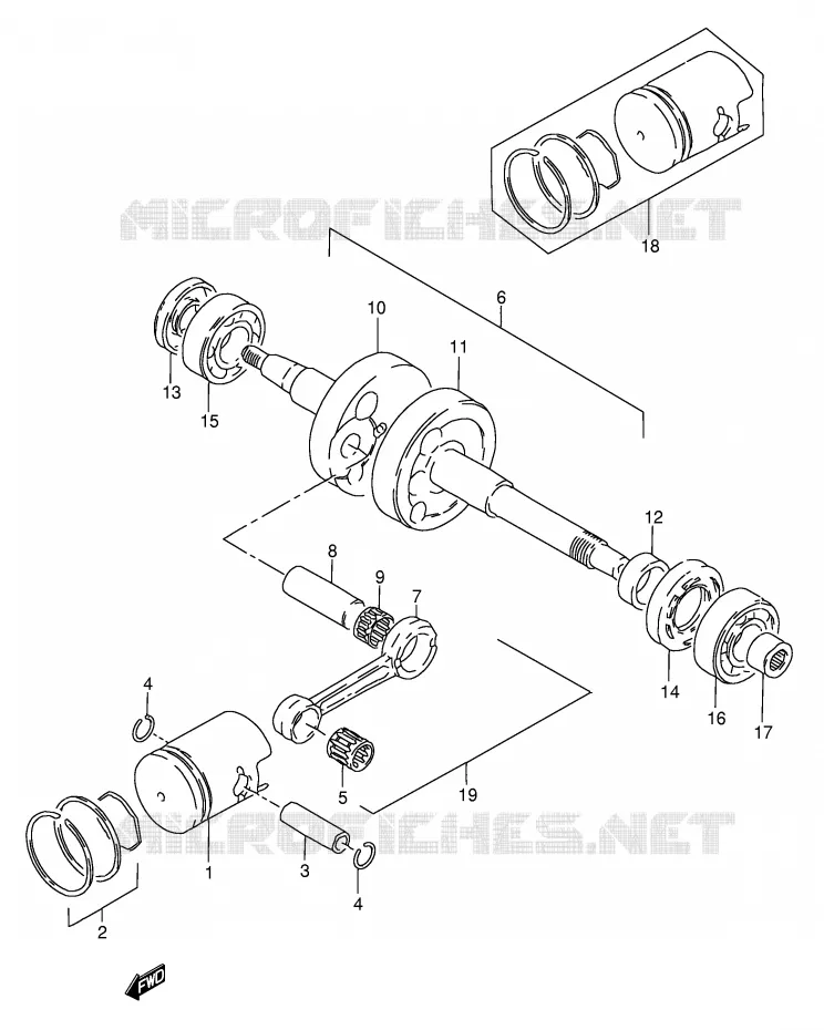 VILEBREQUIN Suzuki SCOOTER 50 FZ 1990  FZ50L(E1)