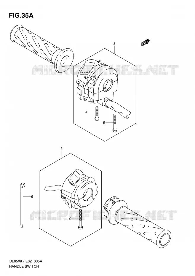 COMMODOS (MODEL K9 P37,MODEL L0) Suzuki MOTO 650 V-STROM 2008  DL650K8(E2)