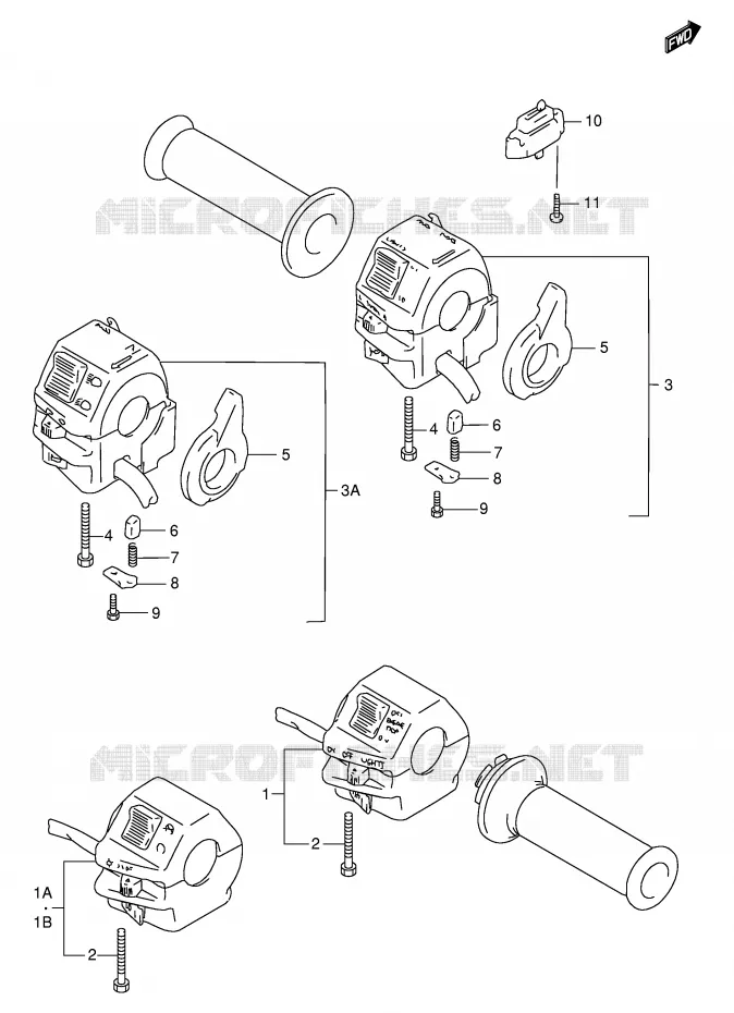 COMMODOS Suzuki MOTO 500 GS-E 1998  GS500EW(E2)