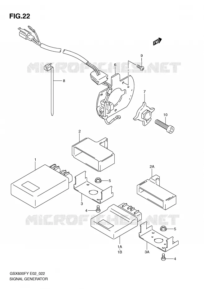 ALTERNATEUR Suzuki MOTO 600 GSX-F 2001  GSX600FUK1(E2)