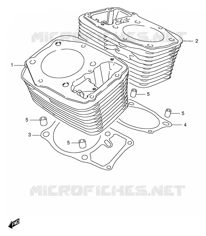 CYLINDRE Suzuki MOTO 1400 INTRUDER 2000  VS1400GLPY(E2)